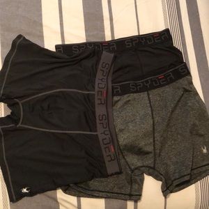 Spyder Compression Boxers (XL, x3)